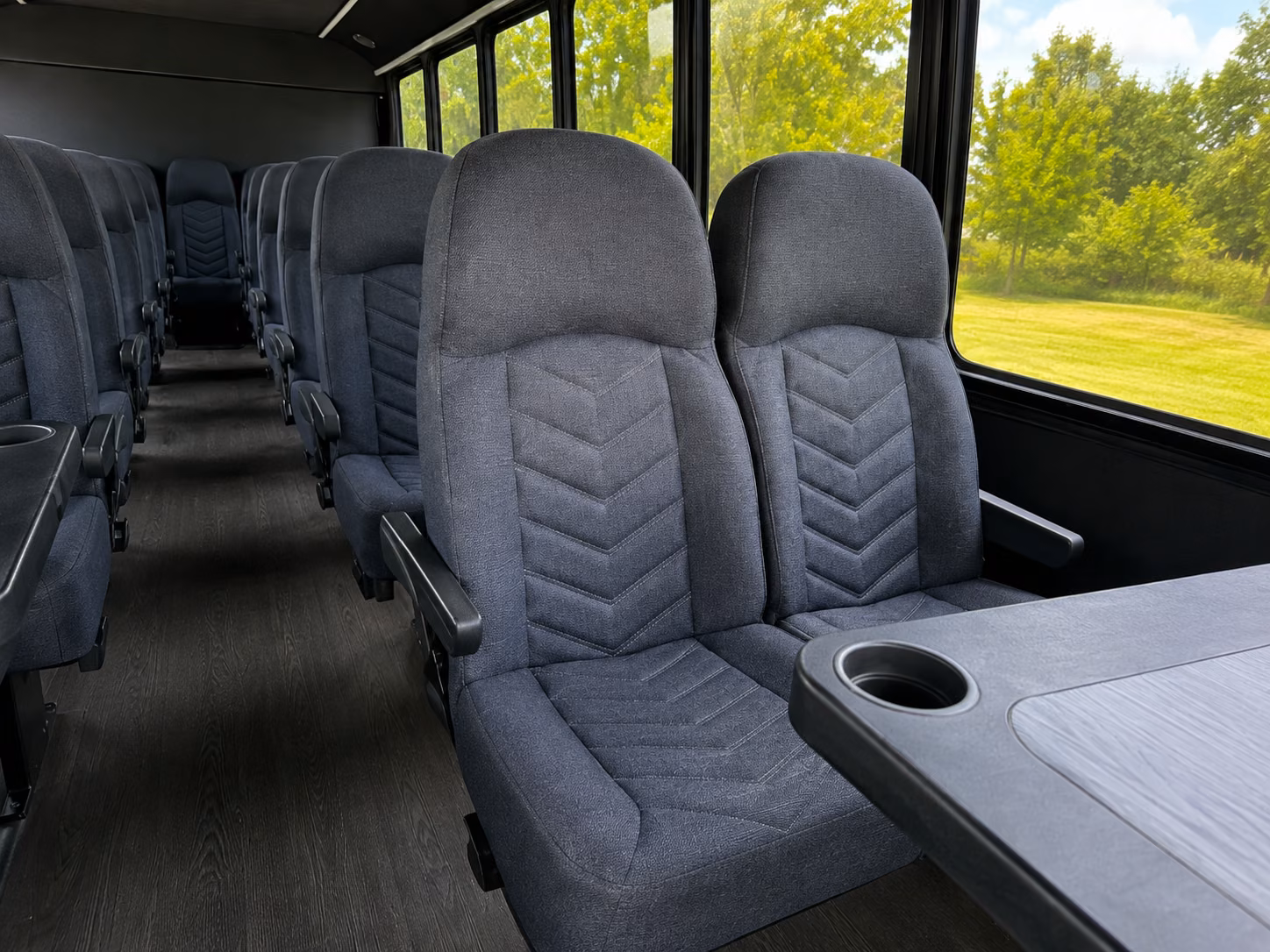 brockton employee transportation onboard seating