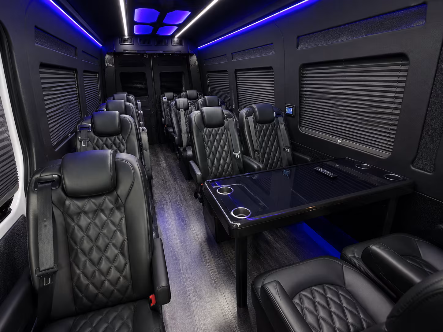 brockton private event transportation onboard seating